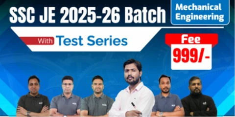 SSC JE Mechanical Engineering Batch 2025-26