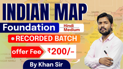 Indian Map by Khan Sir (Recorded)