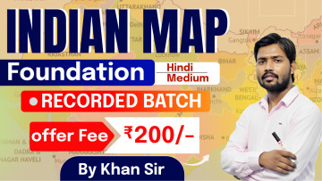 Indian Map by Khan Sir (Recorded)